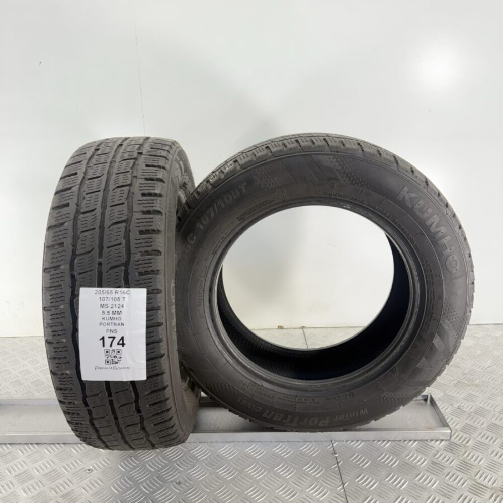 Pneumatici Usati 205 65 R16C 107/105T Kumho Portran 78% Invernali | Gomme Usate | PrimaGomme.it Pneumatici Usati 205 65 R16C 107/105T Kumho Portran 78% Invernali - immagine 6