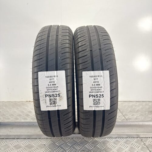 Gomme Usate 165 65 R15 81T Goodyear EfficientGrip Compact 5.5mm Estive