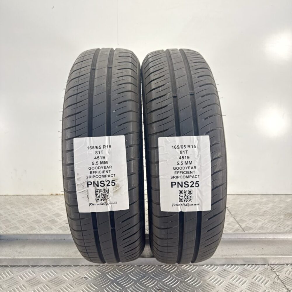 Gomme Usate 165 65 R15 81T Goodyear EfficientGrip Compact 5.5mm Estive | Gomme Usate | PrimaGomme.it Gomme Usate 165 65 R15 81T Goodyear EfficientGrip Compact 5.5mm Estive