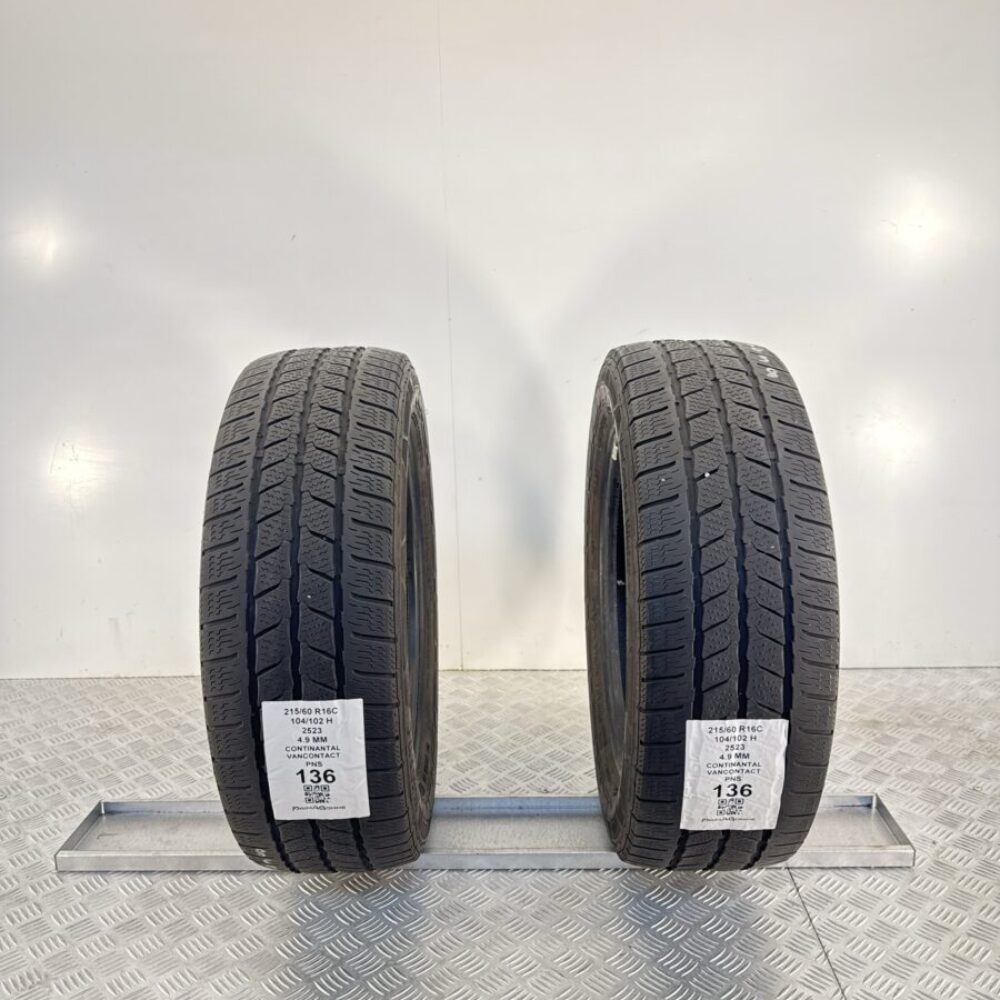 Pneumatici Usati 215 60 R16C 104 102H Continental VanContact 71% Invernali | Gomme Usate | PrimaGomme.it Pneumatici Usati 215 60 R16C 104 102H Continental VanContact 71% Invernali