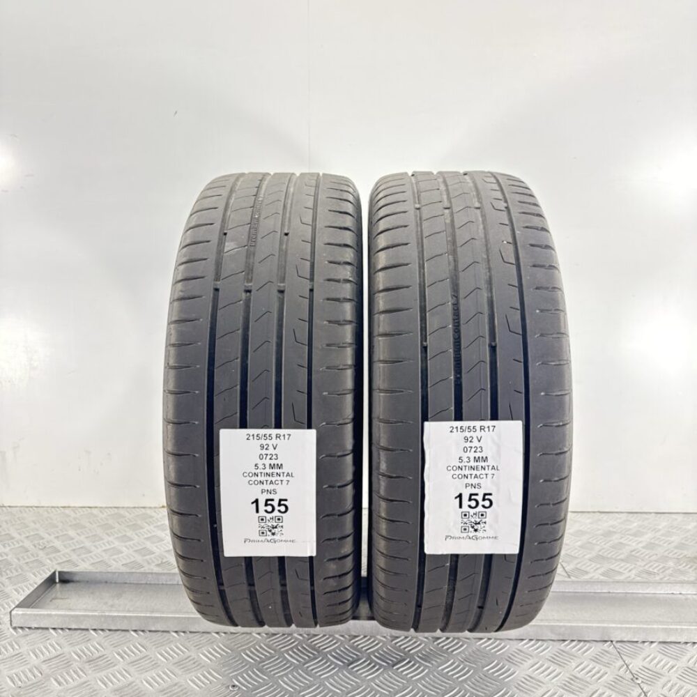 Gomme Usate 215 55 R17 92V Continental Contact 7 5.3mm Estive | Gomme Usate | PrimaGomme.it Gomme Usate 215 55 R17 92V Continental Contact 7 5.3mm Estive