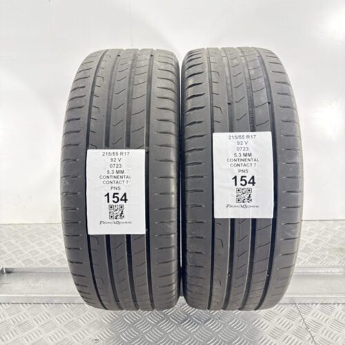 Gomme Usate 215 55 R17 92V Continental Contact 7 5.3mm Estive