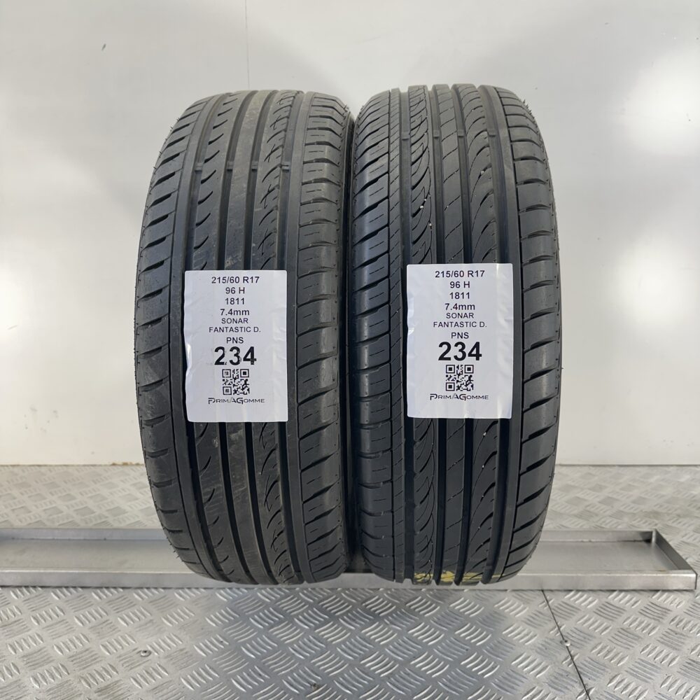 Pneumatici Usati 215 60 R17 96H Sonar Fantastic D 98% Estive | Gomme Usate | PrimaGomme.it Pneumatici Usati 215 60 R17 96H Sonar Fantastic D 98% Estive