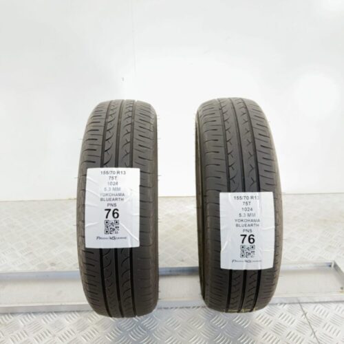 Gomme Usate 155 70 R13 75T Yokohama BlueEarth 5.3mm Estive