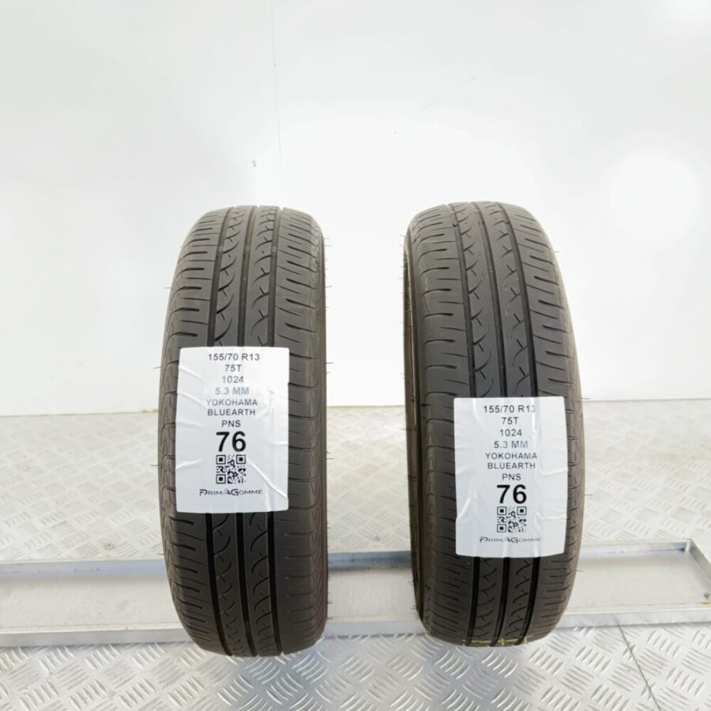 Gomme Usate 155 70 R13 75T Yokohama BlueEarth 5.3mm Estive | Gomme Usate | PrimaGomme.it Gomme Usate 155 70 R13 75T Yokohama BlueEarth 5.3mm Estive