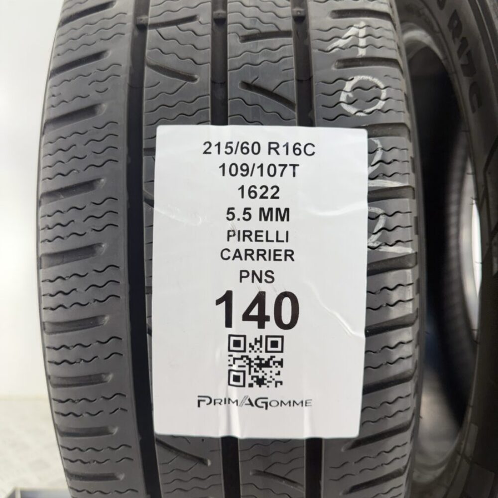 Pneumatici Usati 215 60 R16C 109/107T Pirelli Carrier 79% Invernali | Gomme Usate | PrimaGomme.it Pneumatici Usati 215 60 R16C 109/107T Pirelli Carrier 79% Invernali - immagine 3