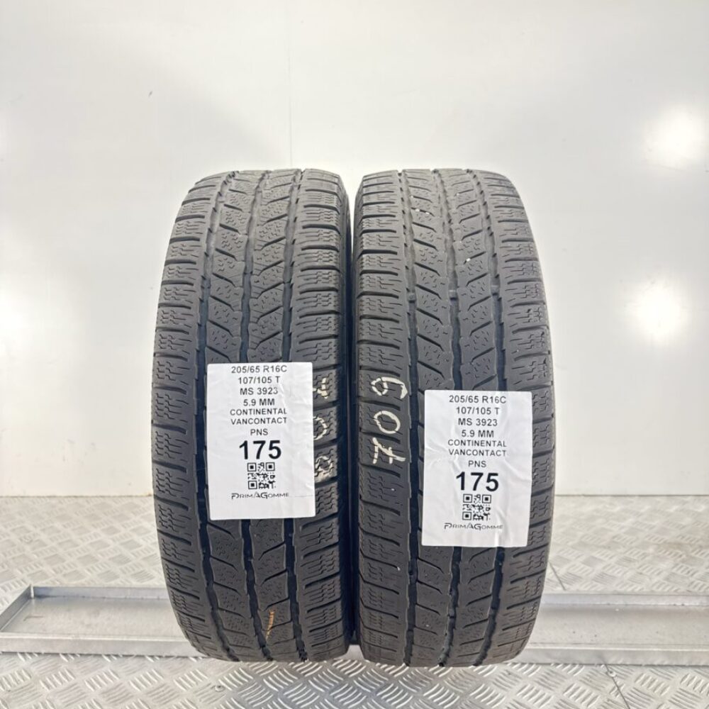 Pneumatici Usati 205 65 R16C 107 105 T Continental Vancontact 80% Invernali | Gomme Usate | PrimaGomme.it Pneumatici Usati 205 65 R16C 107 105 T Continental Vancontact 80% Invernali