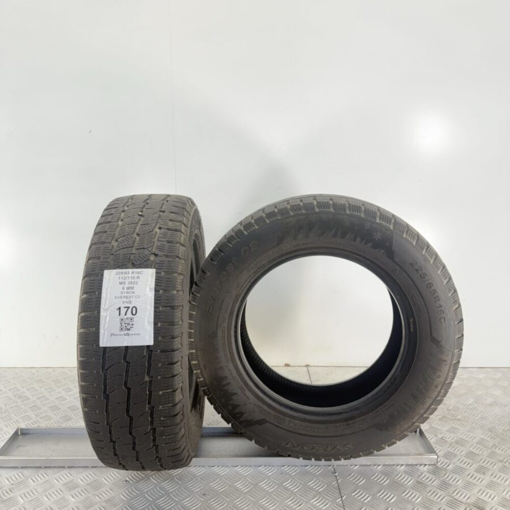 Gomme Usate 225 65 R16C 112 110R Syron Everest C2 6mm Invernali | Gomme Usate | PrimaGomme.it Gomme Usate 225 65 R16C 112 110R Syron Everest C2 6mm Invernali - immagine 4