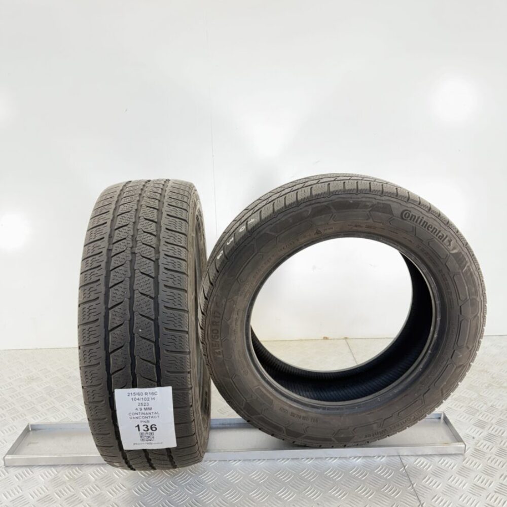 Pneumatici Usati 215 60 R16C 104 102H Continental VanContact 71% Invernali | Gomme Usate | PrimaGomme.it Pneumatici Usati 215 60 R16C 104 102H Continental VanContact 71% Invernali - immagine 5