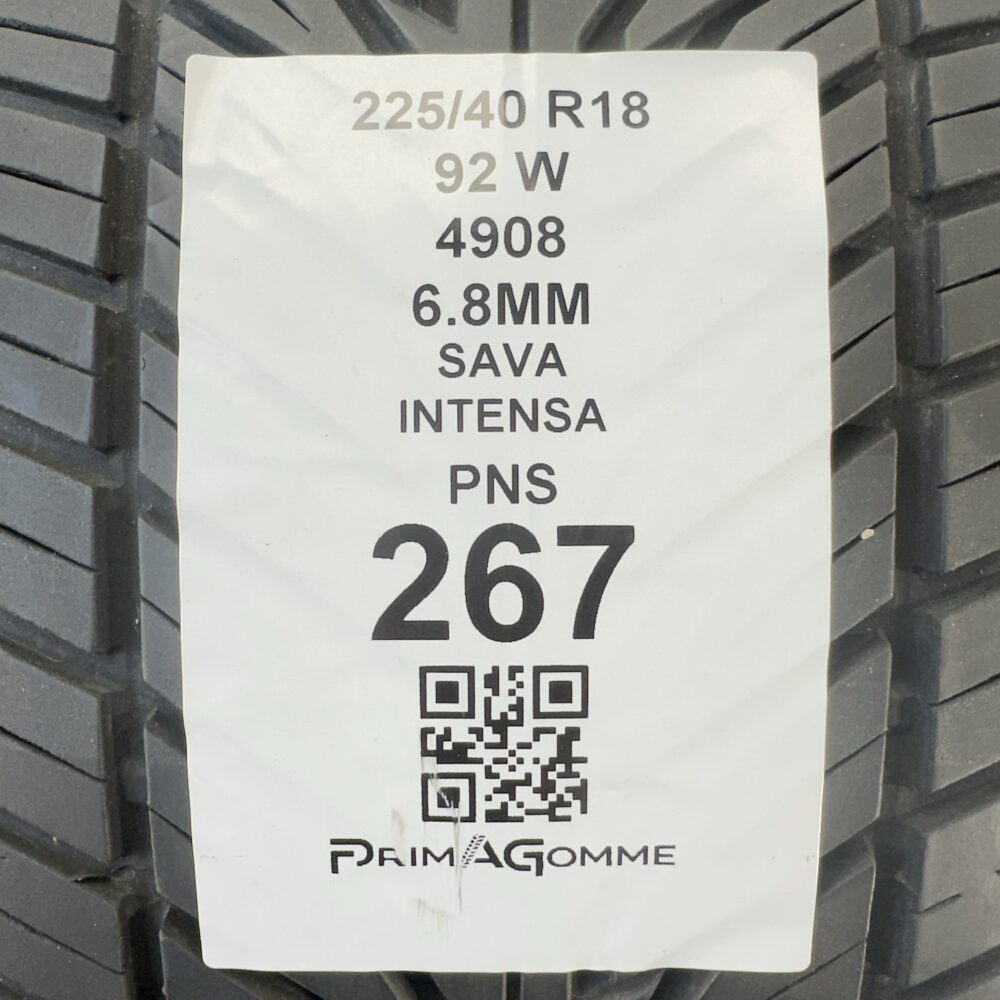 Pneumatici Usati 225 40 R18 92W Sava Intensa 96% Estive | Gomme Usate | PrimaGomme.it Pneumatici Usati 225 40 R18 92W Sava Intensa 96% Estive - immagine 3