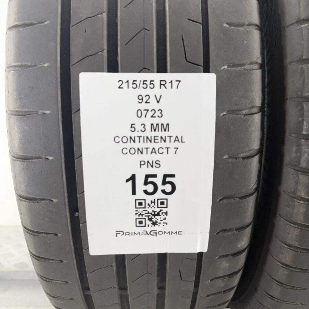 Gomme Usate 215 55 R17 92V Continental Contact 7 5.3mm Estive | Gomme Usate | PrimaGomme.it Gomme Usate 215 55 R17 92V Continental Contact 7 5.3mm Estive - immagine 3