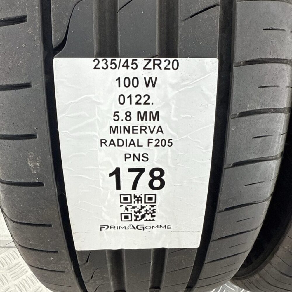 Pneumatici Usati 235 45 ZR20 100W Minerva Radial F205 83% Estive | Gomme Usate | PrimaGomme.it Pneumatici Usati 235 45 ZR20 100W Minerva Radial F205 83% Estive - immagine 3
