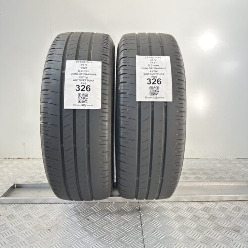 Pneumatici Usati 215 60 R16 95V Dunlop Enasave 80% Estive