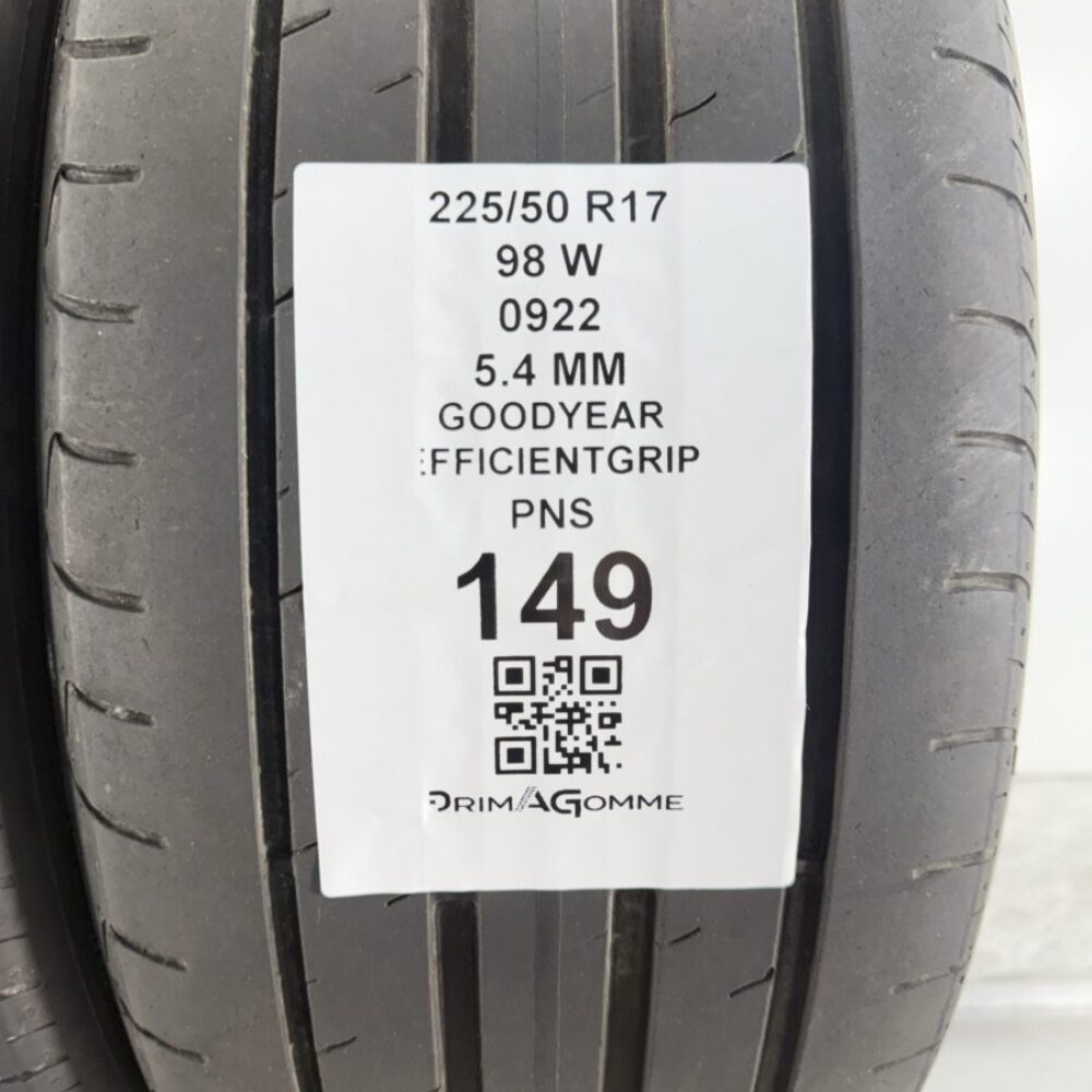Gomme Usate 225 50 R17 98W Goodyear EfficientGrip 5.4mm Estive | Gomme Usate | PrimaGomme.it Gomme Usate 225 50 R17 98W Goodyear EfficientGrip 5.4mm Estive - immagine 3