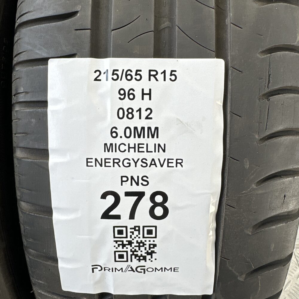 Pneumatici Usati 215 65 R15 96H Michelin Energysaver 86% Estive | Gomme Usate | PrimaGomme.it Pneumatici Usati 215 65 R15 96H Michelin Energysaver 86% Estive - immagine 3