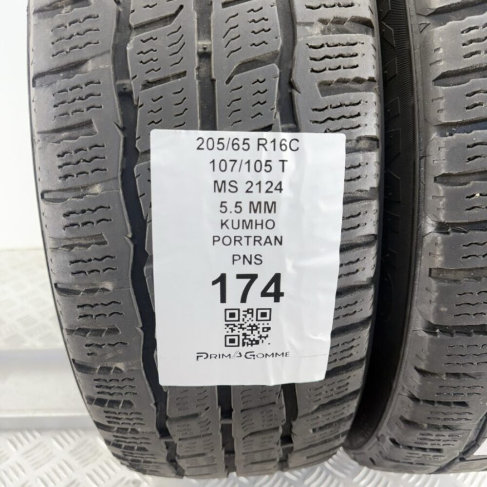 Pneumatici Usati 205 65 R16C 107/105T Kumho Portran 78% Invernali | Gomme Usate | PrimaGomme.it Pneumatici Usati 205 65 R16C 107/105T Kumho Portran 78% Invernali - immagine 3