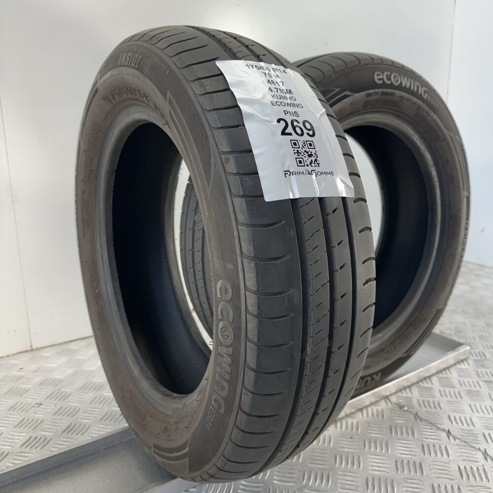 Pneumatici Usati 175 60 R14 79H Kumho Ecowing Estive | Gomme Usate | PrimaGomme.it Pneumatici Usati 175 60 R14 79H Kumho Ecowing Estive - immagine 5