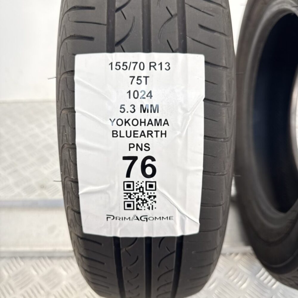 Gomme Usate 155 70 R13 75T Yokohama BlueEarth 5.3mm Estive | Gomme Usate | PrimaGomme.it Gomme Usate 155 70 R13 75T Yokohama BlueEarth 5.3mm Estive - immagine 3