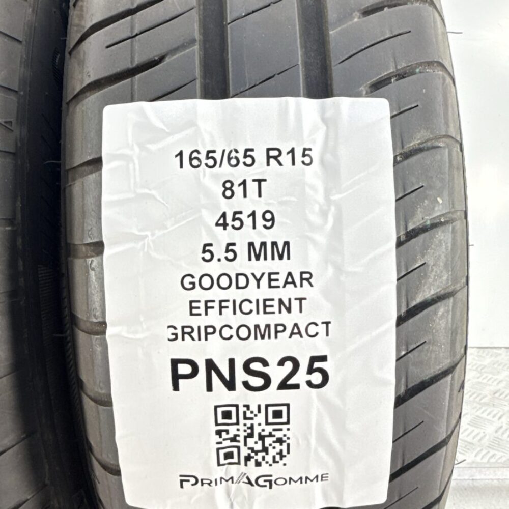 Gomme Usate 165 65 R15 81T Goodyear EfficientGrip Compact 5.5mm Estive | Gomme Usate | PrimaGomme.it Gomme Usate 165 65 R15 81T Goodyear EfficientGrip Compact 5.5mm Estive - immagine 3