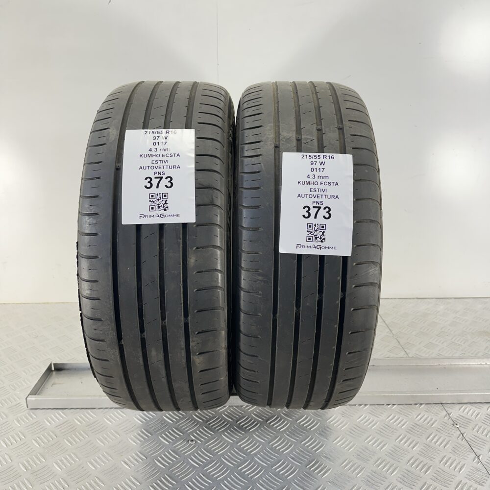 Pneumatici Usati 215 55 R16 97W Kumho Ecsta Estive | Gomme Usate | PrimaGomme.it Pneumatici Usati 215 55 R16 97W Kumho Ecsta Estive