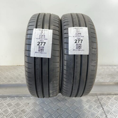 Pneumatici Usati 185 60 R15 88H Dunlop Blur Esponse 77% Estive