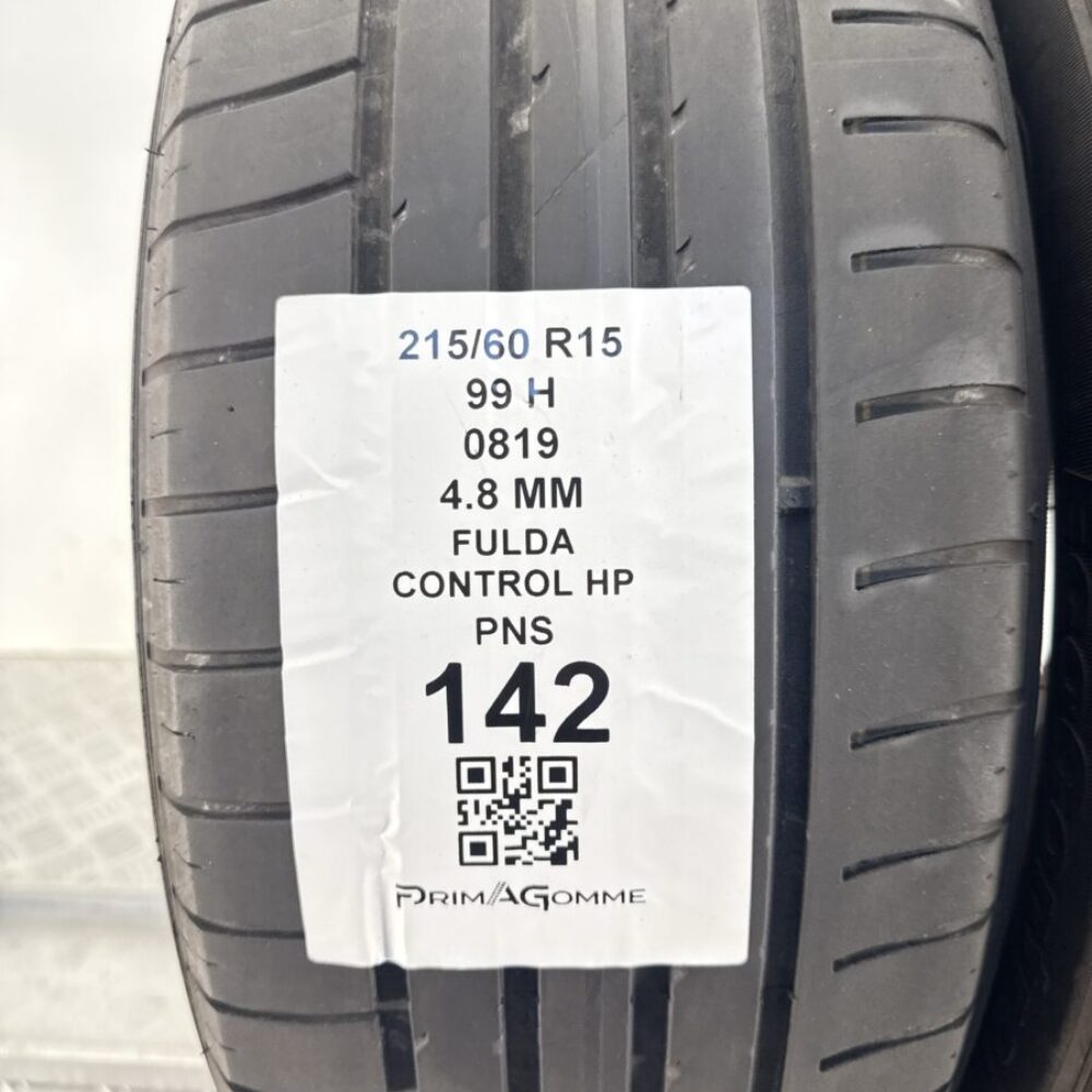 Gomme Usate 215 60 R15 99H Fulda Control HP Estive | Gomme Usate | PrimaGomme.it Gomme Usate 215 60 R15 99H Fulda Control HP Estive - immagine 3
