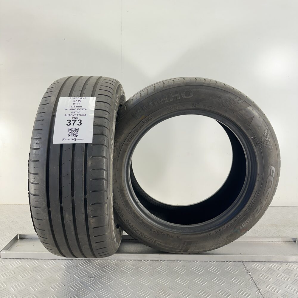 Pneumatici Usati 215 55 R16 97W Kumho Ecsta Estive | Gomme Usate | PrimaGomme.it Pneumatici Usati 215 55 R16 97W Kumho Ecsta Estive - immagine 5
