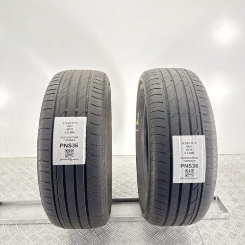 Gomme Usate 215 60 R19 96H Bridgestone Turanza 5.5mm Estive