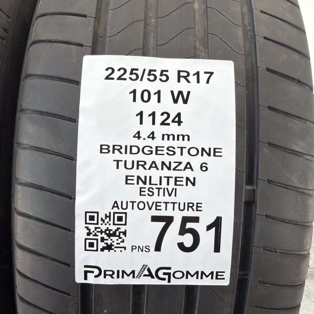 Pneumatici Usati 225 55 R17 101W Bridgestone Turanza 6 Estive | Gomme Usate | PrimaGomme.it Pneumatici Usati 225 55 R17 101W Bridgestone Turanza 6 Estive - immagine 3