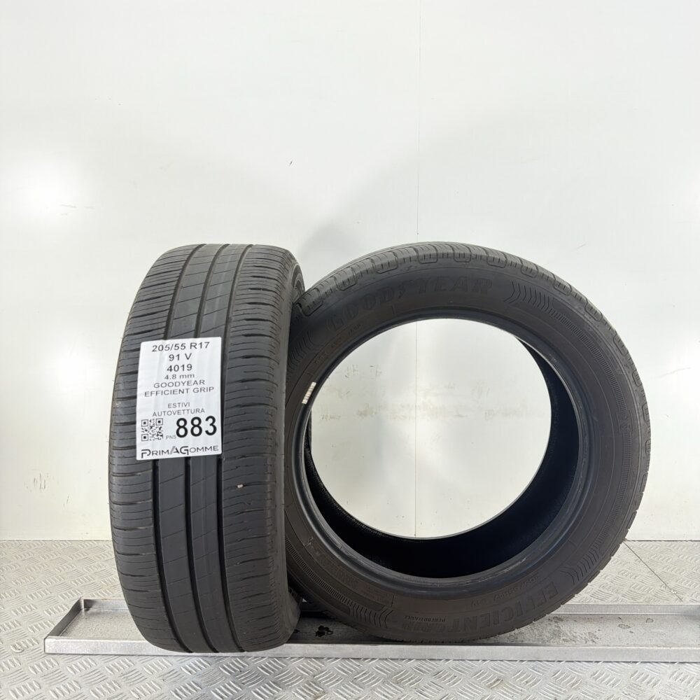 Pneumatici Usati 205 55 R17 91V Goodyear Efficient Grip Estive | Gomme Usate | PrimaGomme.it Pneumatici Usati 205 55 R17 91V Goodyear Efficient Grip Estive - immagine 4