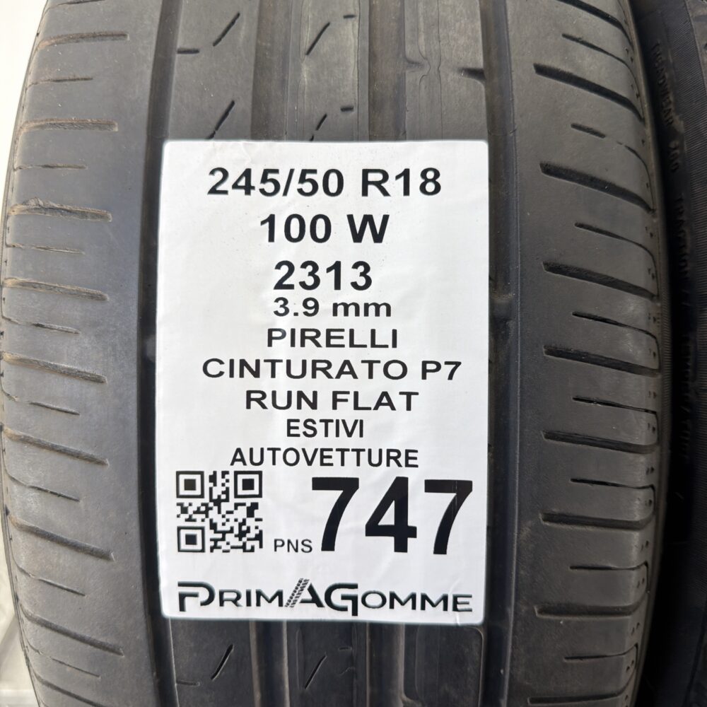 Pneumatici Usati 245 50 R18 100W Pirelli Cinturato P7 78% Estive | Gomme Usate | PrimaGomme.it Pneumatici Usati 245 50 R18 100W Pirelli Cinturato P7 78% Estive - immagine 3