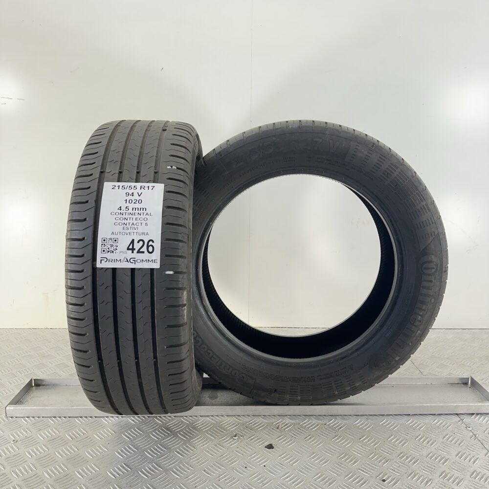 Pneumatici Usati 215 55 R17 94V Continental ContiEcoContact 5 Estive | Gomme Usate | PrimaGomme.it Pneumatici Usati 215 55 R17 94V Continental ContiEcoContact 5 Estive - immagine 4
