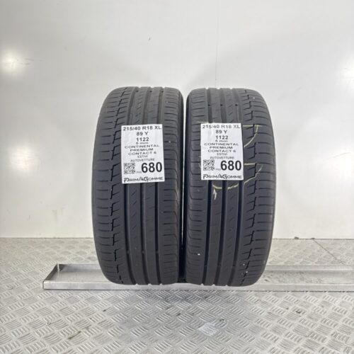 Pneumatici Usati 215 40 R18 XL 89Y Continental Premium Contact 6 71% Estive
