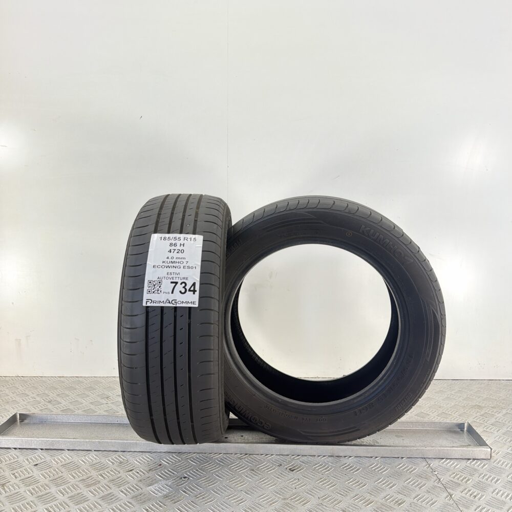 Pneumatici Usati 185 55 R15 86H Kumho Ecowing ES01 Estive | Gomme Usate | PrimaGomme.it Pneumatici Usati 185 55 R15 86H Kumho Ecowing ES01 Estive - immagine 4