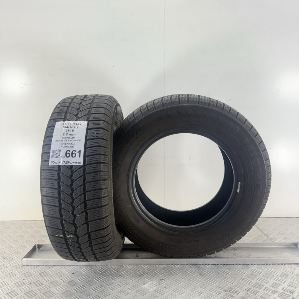 Pneumatici Usati 215 65 R15C 104/102T Michelin Agilis 51 Snow-Ice 83% Invernali | Gomme Usate | PrimaGomme.it Pneumatici Usati 215 65 R15C 104/102T Michelin Agilis 51 Snow-Ice 83% Invernali - immagine 4