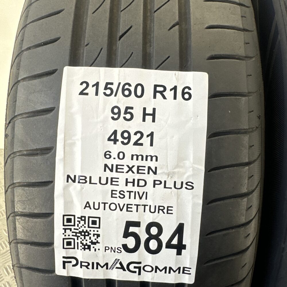 Pneumatici Usati 215 60 R16 95H Nexen NBlue HD Plus 88% Estive | Gomme Usate | PrimaGomme.it Pneumatici Usati 215 60 R16 95H Nexen NBlue HD Plus 88% Estive - immagine 3