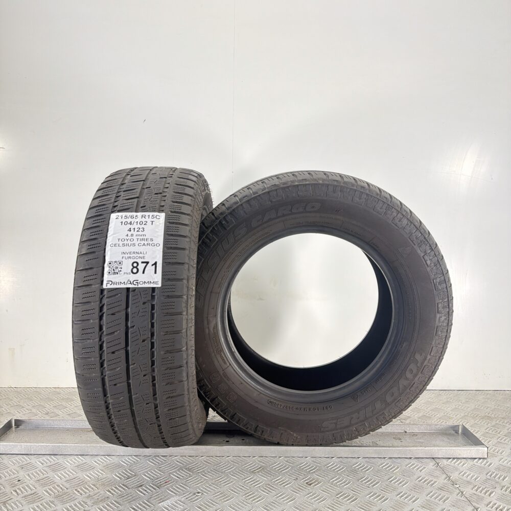 Gomme Usate 215 65 R15C 104 102T Toyo Tires Celsius Cargo Invernali | Gomme Usate | PrimaGomme.it Gomme Usate 215 65 R15C 104 102T Toyo Tires Celsius Cargo Invernali - immagine 2