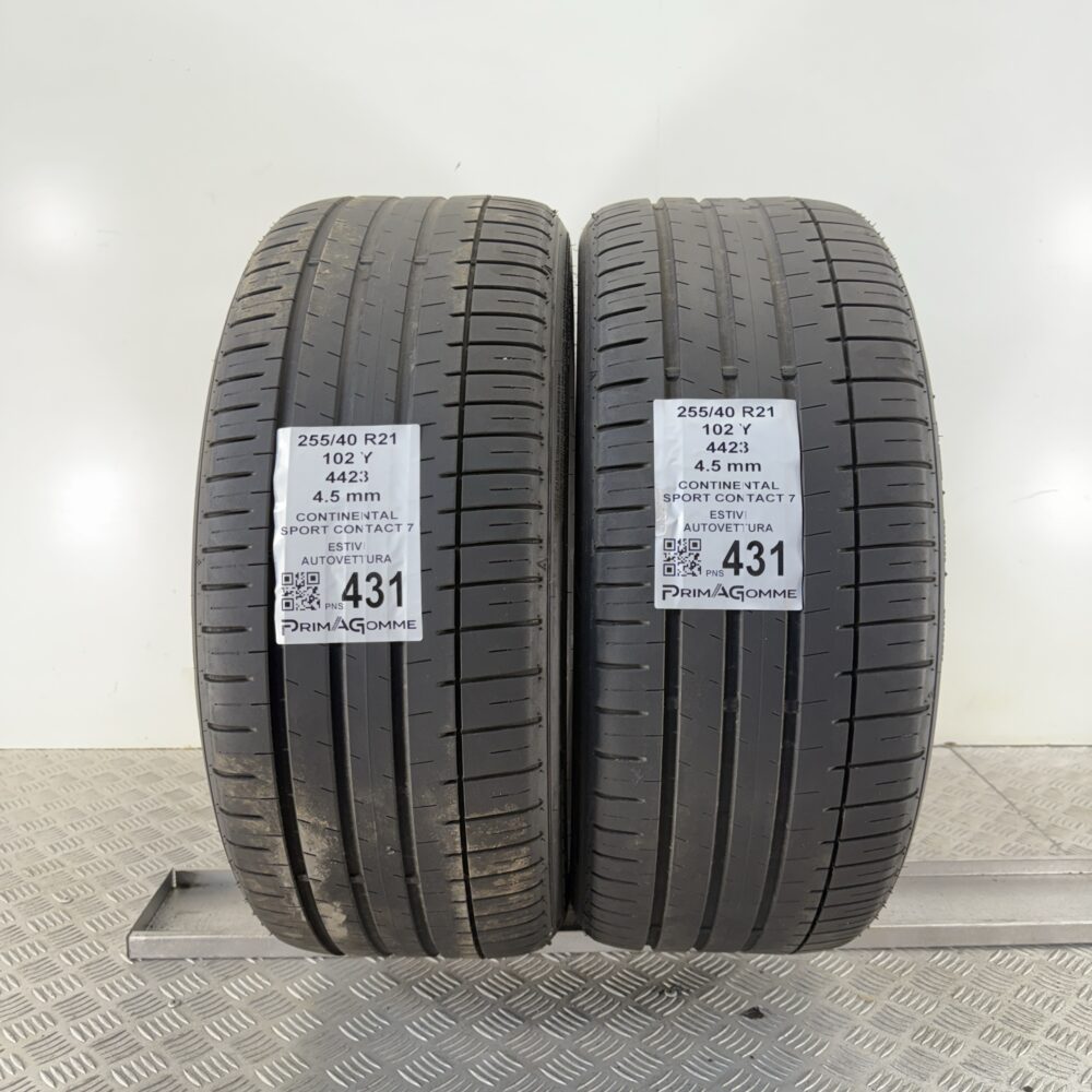 Pneumatici Usati 255 40 R21 102Y Continental Sport Contact 7 Estive | Gomme Usate | PrimaGomme.it Pneumatici Usati 255 40 R21 102Y Continental Sport Contact 7 Estive