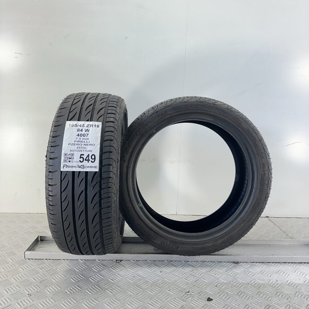 Pneumatici Usati 195 45 R16 84W Pirelli Pzero Nero 99% Estive | Gomme Usate | PrimaGomme.it Pneumatici Usati 195 45 R16 84W Pirelli Pzero Nero 99% Estive - immagine 5