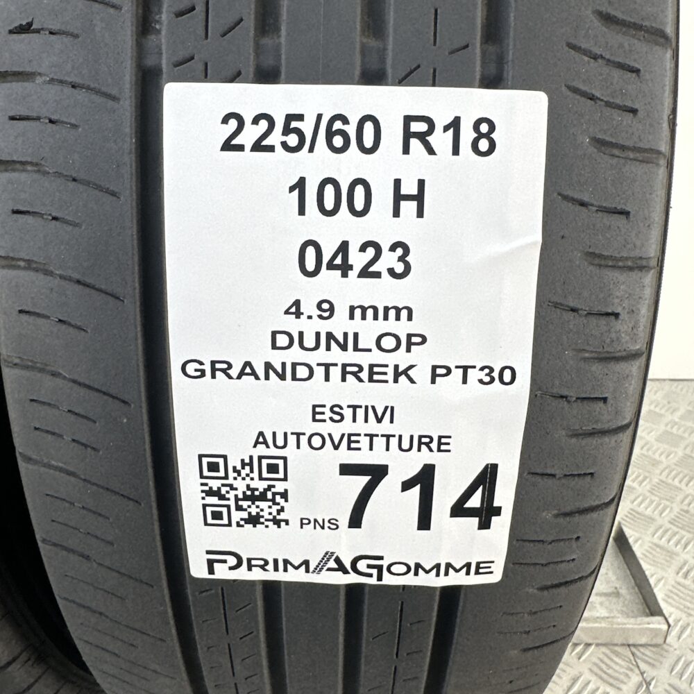 Pneumatici Usati 225 60 R18 100H Dunlop Grandtrek PT30 71% Estive | Gomme Usate | PrimaGomme.it Pneumatici Usati 225 60 R18 100H Dunlop Grandtrek PT30 71% Estive - immagine 3