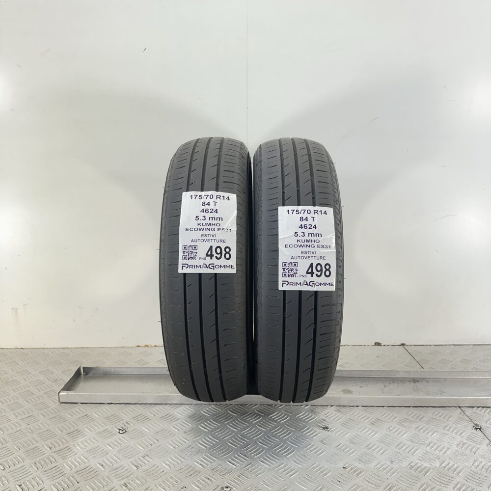 Pneumatici Usati 175 70 R14 84T Kumho Ecowing ES31 76% Estive | Gomme Usate | PrimaGomme.it Pneumatici Usati 175 70 R14 84T Kumho Ecowing ES31 76% Estive - immagine 6