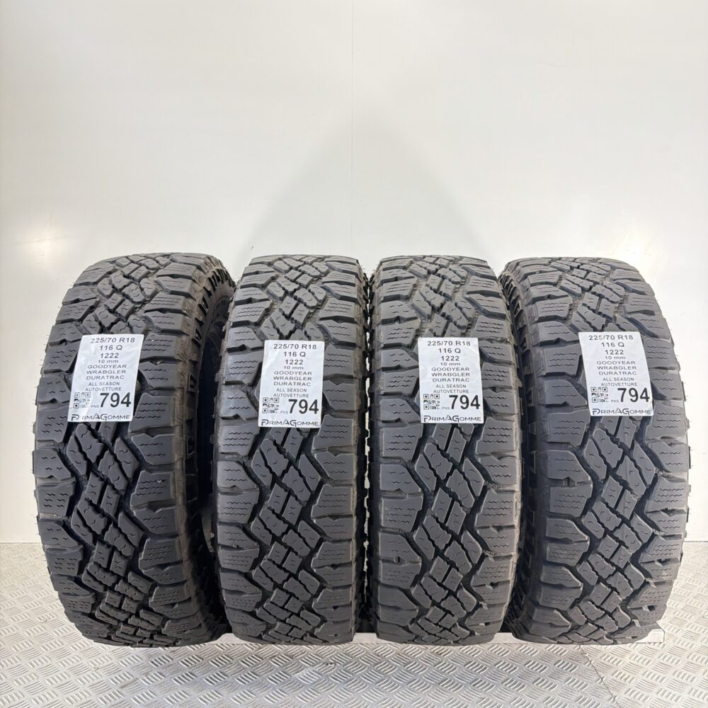 Pneumatici Usati 225 70 R18 116Q Goodyear Wrangler Duratrac 100% Quattro Stagioni | Gomme Usate | PrimaGomme.it Pneumatici Usati 225 70 R18 116Q Goodyear Wrangler Duratrac 100% Quattro Stagioni