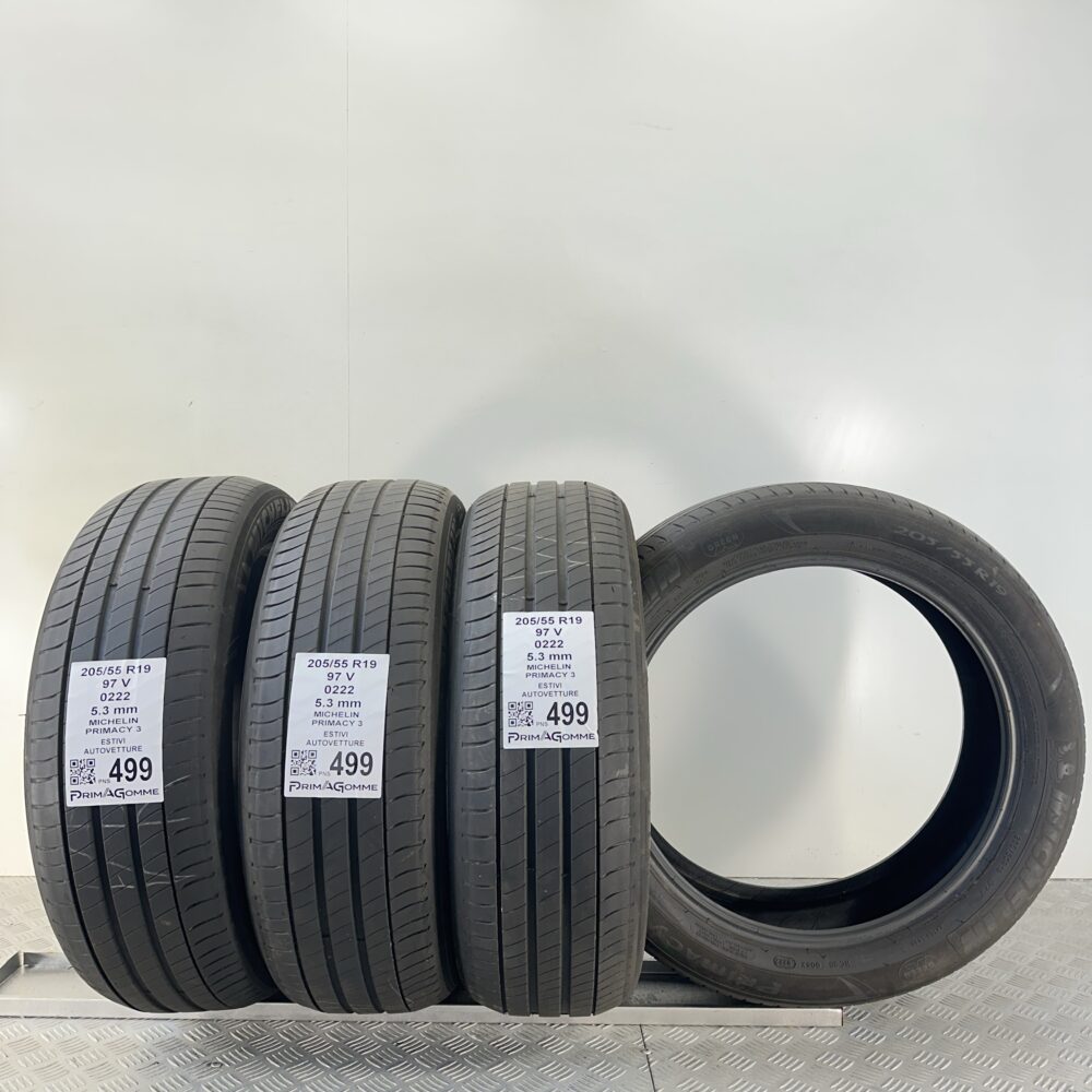 Pneumatici Usati 205 55 R19 97V Michelin Primacy 3 76% Estive | Gomme Usate | PrimaGomme.it Pneumatici Usati 205 55 R19 97V Michelin Primacy 3 76% Estive - immagine 4