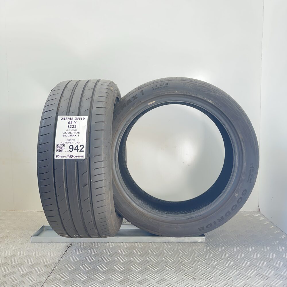 Pneumatici Usati 245 45 ZR19 98Y Goodride Solmax 1 Estive | Gomme Usate | PrimaGomme.it Pneumatici Usati 245 45 ZR19 98Y Goodride Solmax 1 Estive - immagine 4