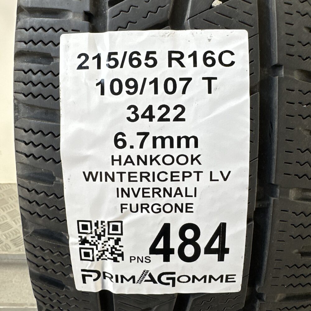 Pneumatici Usati 215 65 R16C 109/107T Hankook Wintericept LV 96% Invernali | Gomme Usate | PrimaGomme.it Pneumatici Usati 215 65 R16C 109/107T Hankook Wintericept LV 96% Invernali - immagine 3