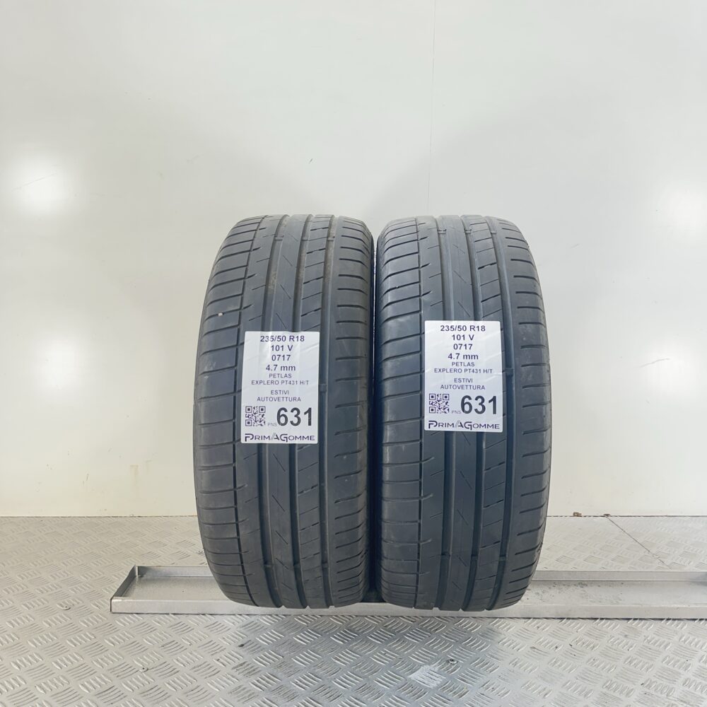 Pneumatici Usati 235 50 R18 101V Petlas Explero PT431 H/T Estive | Gomme Usate | PrimaGomme.it Pneumatici Usati 235 50 R18 101V Petlas Explero PT431 H/T Estive