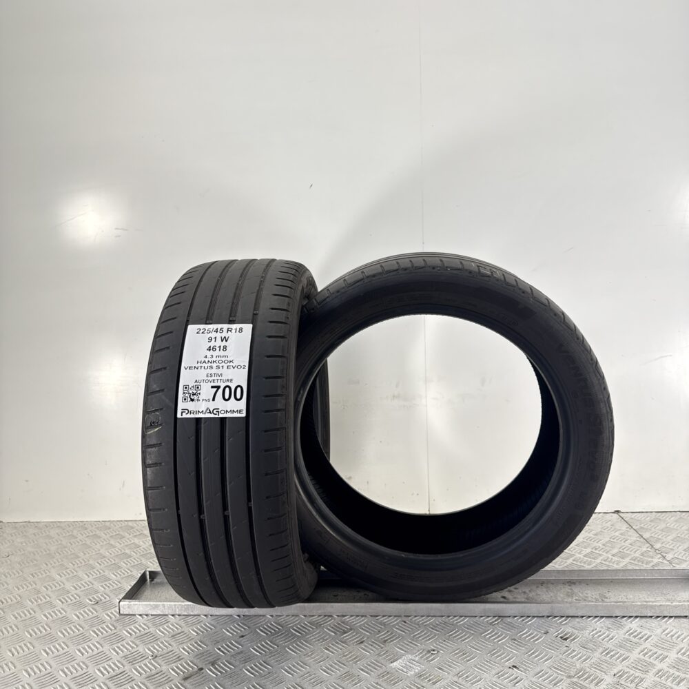 Pneumatici Usati 225 45 R18 91W Hankook Ventus S1 Evo2 Estive | Gomme Usate | PrimaGomme.it Pneumatici Usati 225 45 R18 91W Hankook Ventus S1 Evo2 Estive - immagine 4