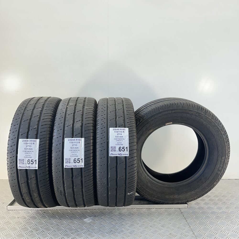 Pneumatici Usati 235 65 R16C 115/113R Continental Vanco 2 83% Estive | Gomme Usate | PrimaGomme.it Pneumatici Usati 235 65 R16C 115/113R Continental Vanco 2 83% Estive - immagine 6