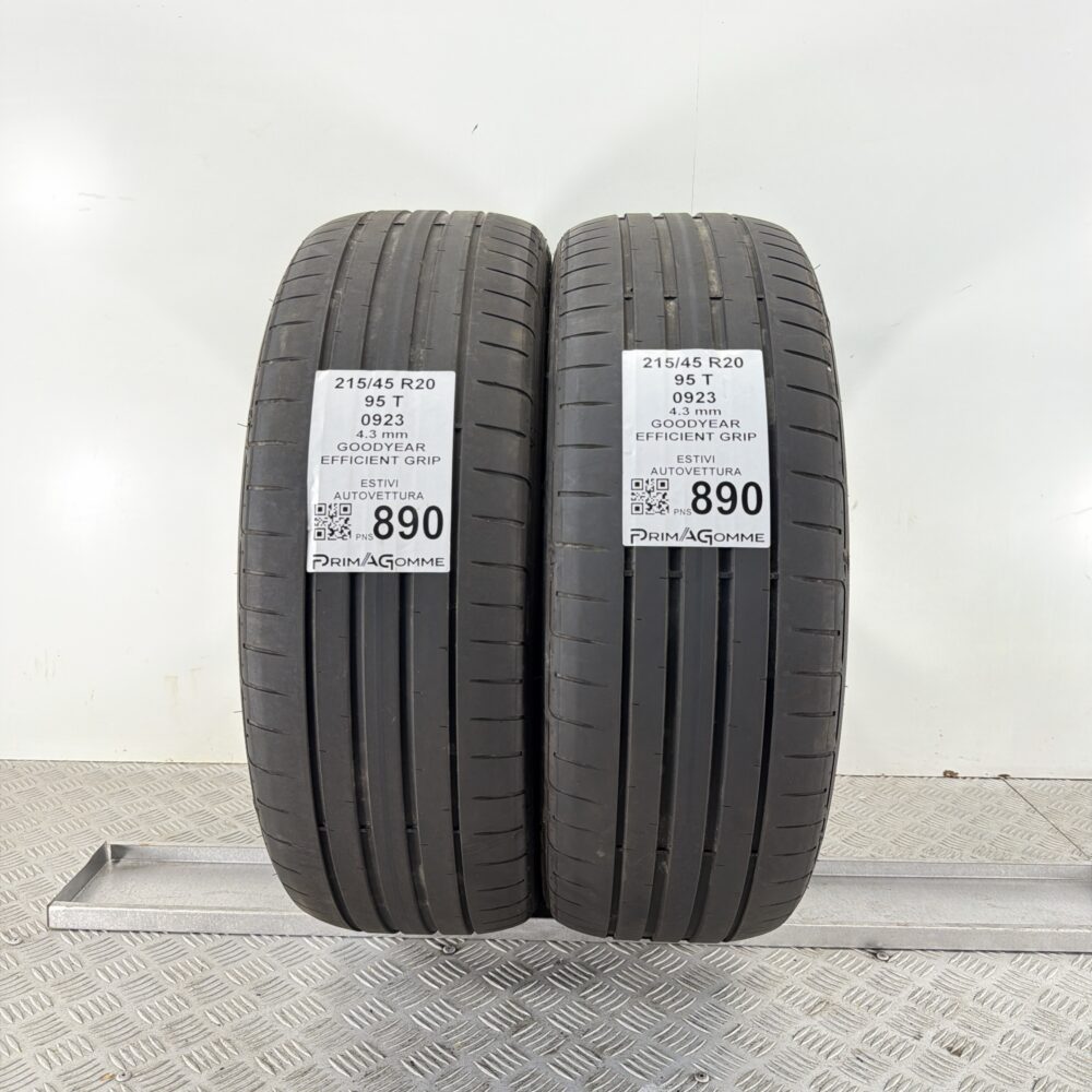 Pneumatici Usati 215 45 R20 95T Goodyear Efficient Grip Estive | Gomme Usate | PrimaGomme.it Pneumatici Usati 215 45 R20 95T Goodyear Efficient Grip Estive