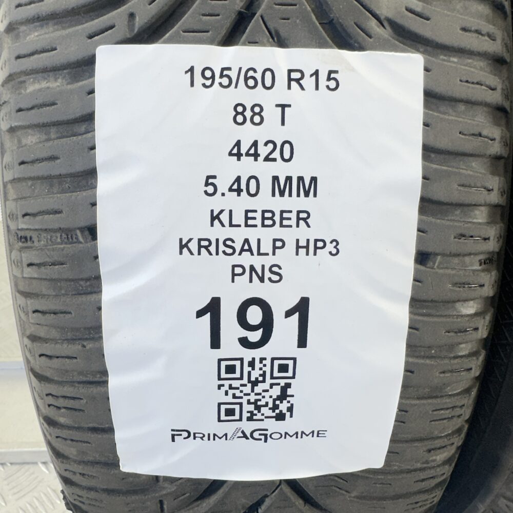 Pneumatici Usati 195 60 R15 88T Kleber Krisalp HP3 77% Quattro Stagioni | Gomme Usate | PrimaGomme.it Pneumatici Usati 195 60 R15 88T Kleber Krisalp HP3 77% Quattro Stagioni - immagine 3
